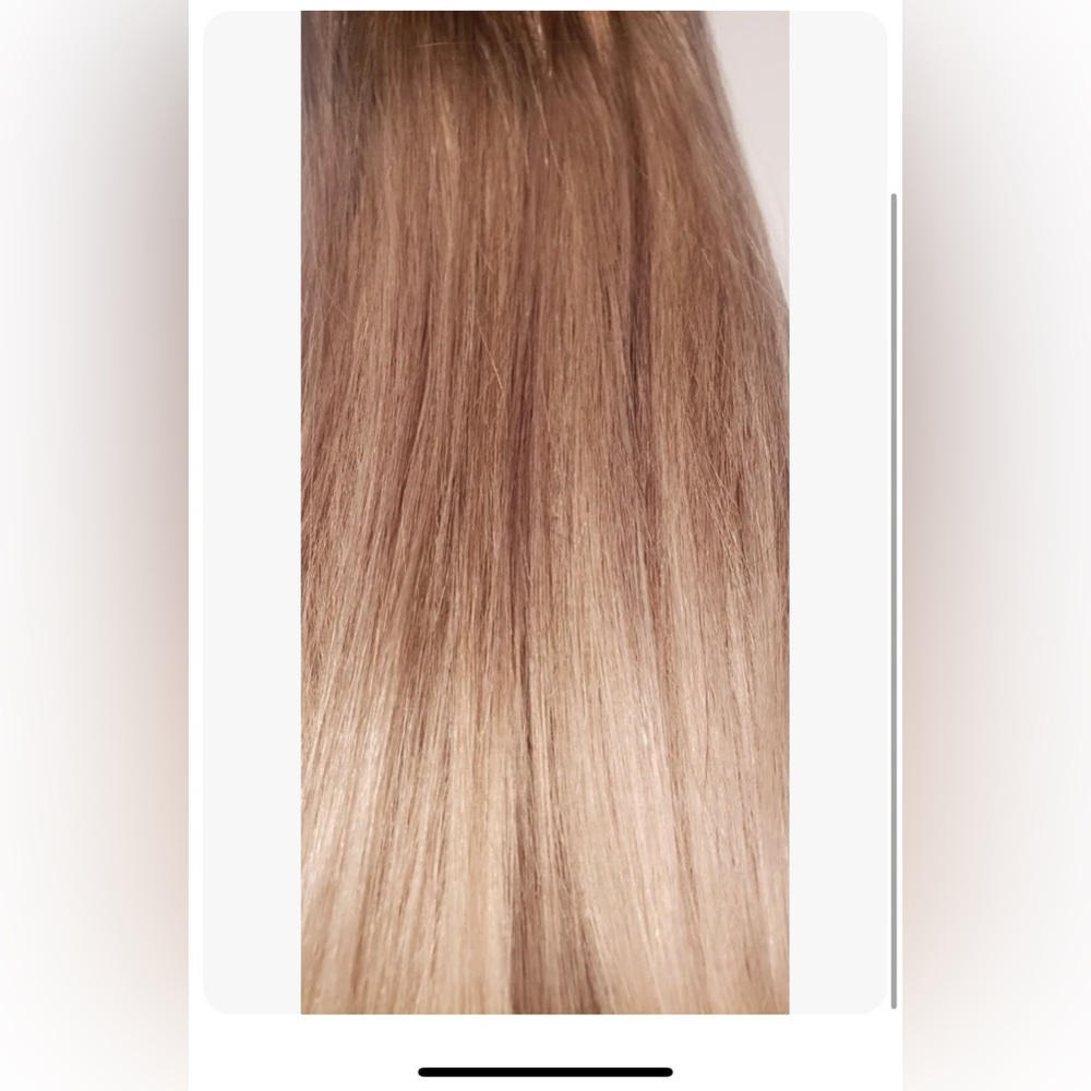 Bellami volume weft Cool mochachino brown/white blonde balayage 19”